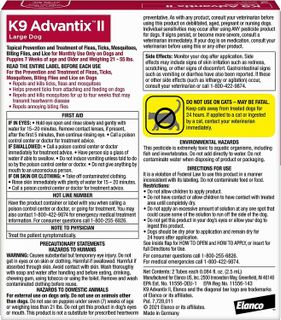 No. 4 - K9 Advantix II Large Dog Flea Drops - 2