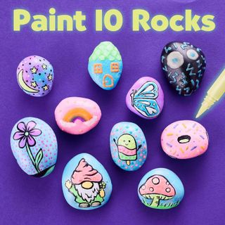 No. 7 - Creativity for Kids Glow in the Dark Rock Painting Kit - 2