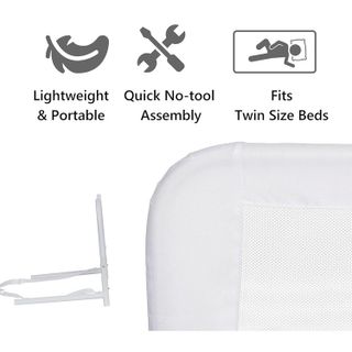 No. 6 - Dream On Me Lightweight Mesh Security Bed Rail - 4