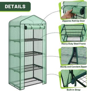 No. 7 - Nova 4 Tier Mini Greenhouse - 3