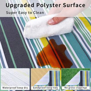 No. 10 - Gropki Extra Large Outdoor Multifunctional Foldable Picnic Blanket - 3
