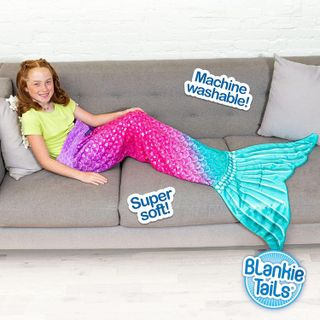 No. 9 - Double Sided Mermaid Tail Blanket - 2