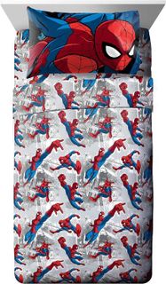 No. 4 - Marvel Spiderman Burst 4 Piece Twin Bed Set - 3