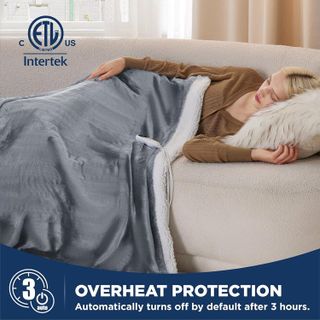 No. 7 - Bedsure Heated Blanket Electric Throw - 3