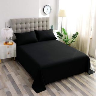 No. 9 - Sfoothome Black Fitted Sheet - 5