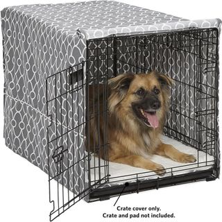No. 3 - MidWest Homes for Pets Privacy Dog Crate Cover - 2