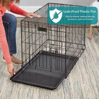 No. 8 - Newly Enhanced Double Door iCrate Dog Crate - 4