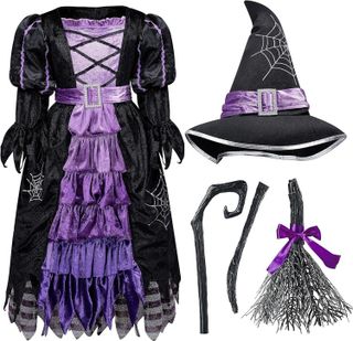 No. 8 - Fairytale Witch Cute Witch Costume Deluxe Set - 5