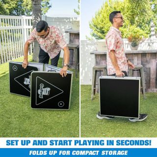 No. 4 - GoPong 8 Foot Portable Beer Pong / Tailgate Tables - 4