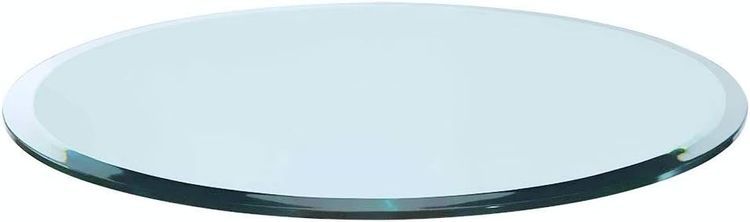 No. 9 - Bassett Glass 22" Round Tempered Glass Table Top - 1