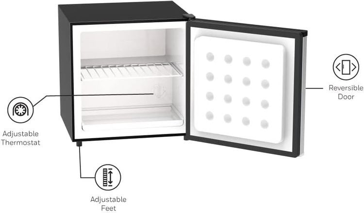 No. 9 - Honeywell Mini Compact Freezer Countertop - 4