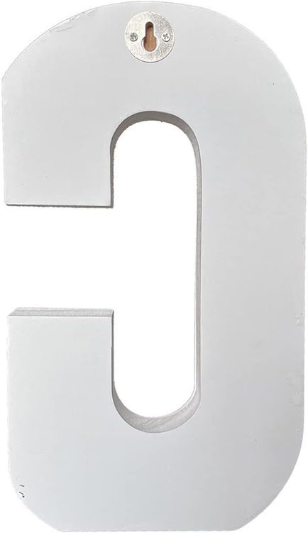 No. 2 - Distressed White Wash Letter - 4