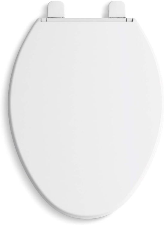 No. 9 - Kohler K-20110-0 Brevia Elongated Toilet Seat - 4