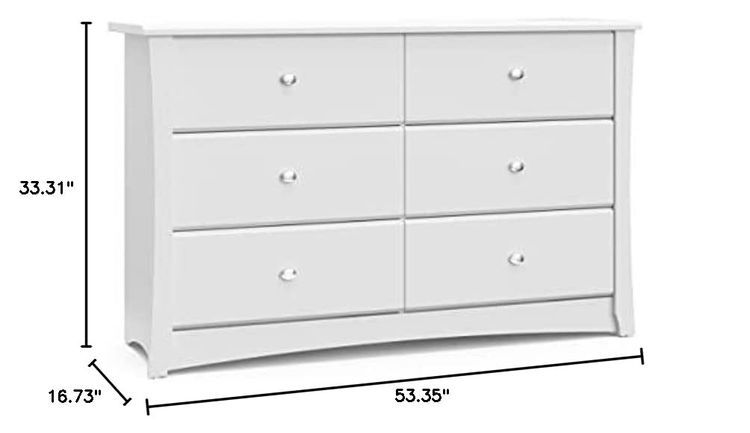 No. 5 - Crescent 6 Drawer Dresser - 3