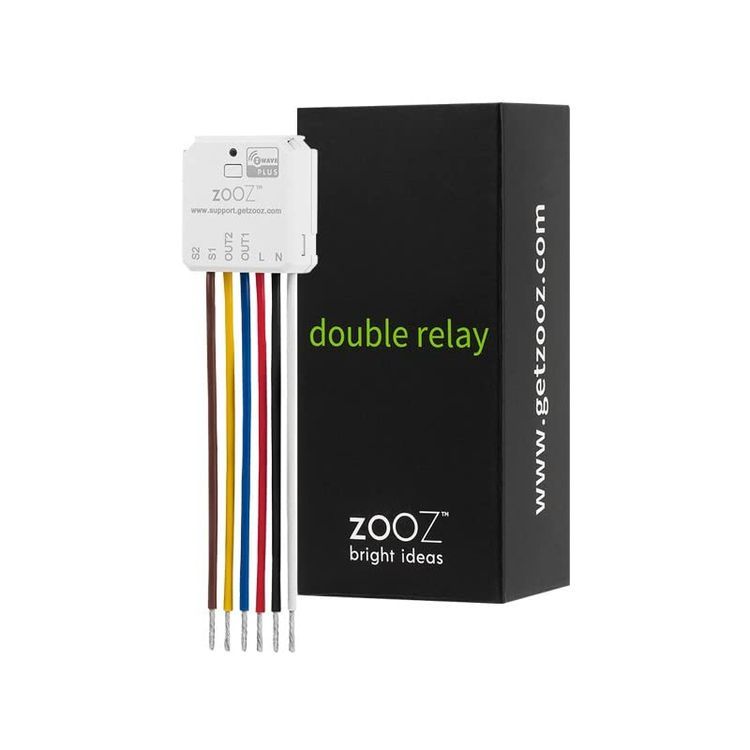 No. 7 - Zooz 700 Series Z-Wave Long Range Double Relay ZEN52 - 1