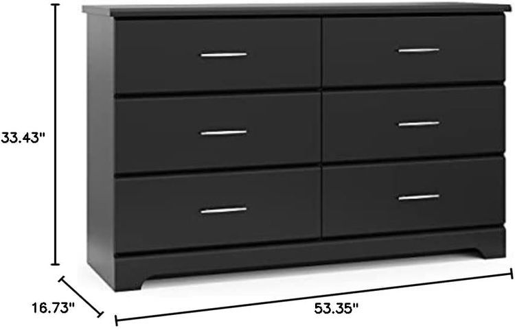 No. 3 - Storkcraft Brookside 6 Drawer Dresser - 2