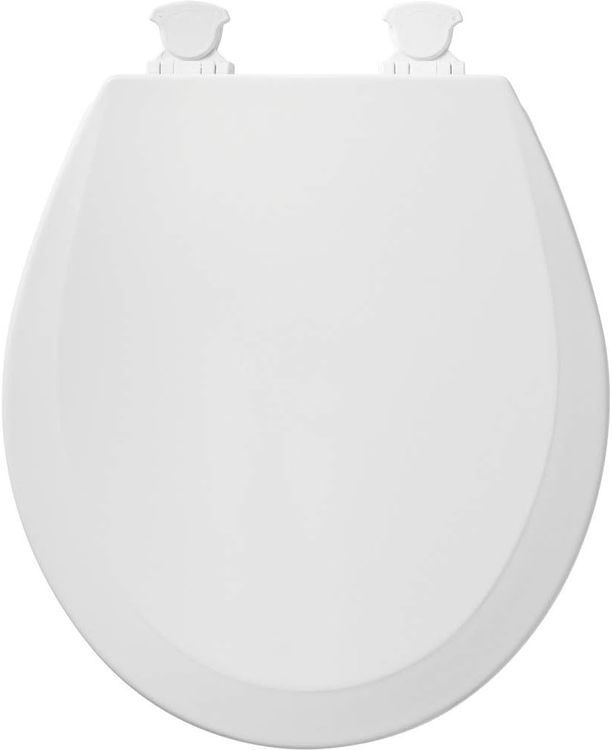 No. 8 - BEMIS 500EC 390 Toilet Seat with Easy Clean & Change Hinges - 2