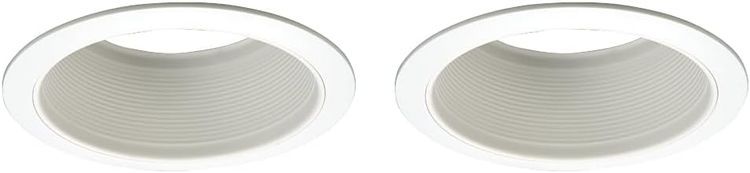 No. 7 - Halo E26 Series 6 in. White Recessed Ceiling Light Fixture Trim - 1