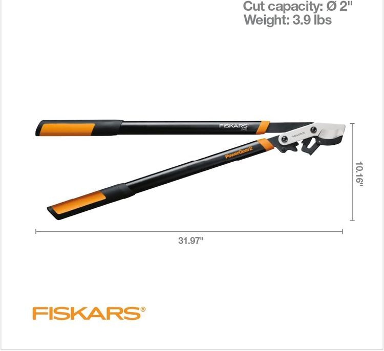 No. 2 - Fiskars 32" PowerGear2 Garden Bypass Lopper - 2