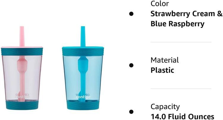 No. 2 - Contigo Kids Spill-Proof 14oz Tumbler with Straw - 4