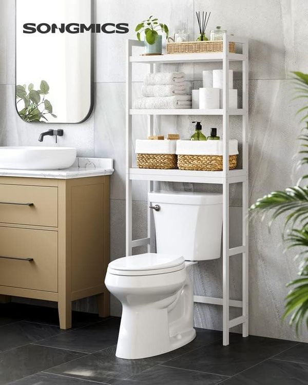 No. 5 - SONGMICS Over-the-Toilet Storage - 2