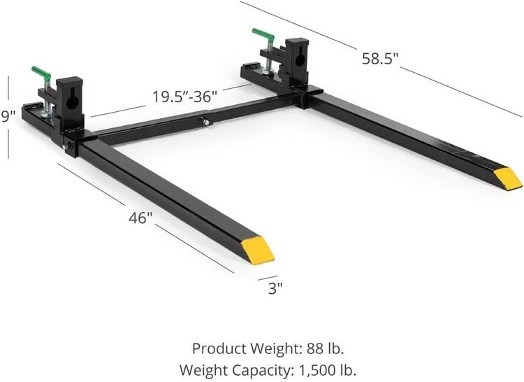 No. 10 - Titan Attachments Pallet Forks - 2