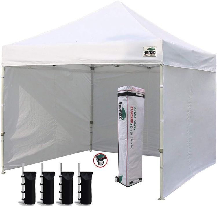 No. 6 - Eurmax USA 10'x10' Ez Pop-up Canopy Tent Commercial Instant Canopies - 1