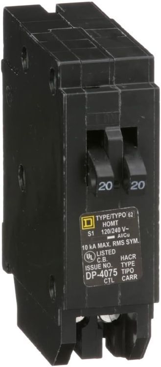 No. 10 - Square D Homeline Tandem Circuit Breaker - 1