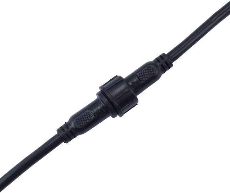 No. 1 - CHINLY 10pairs 4Core 4pin BLACK Pigtail Plastics waterproof IP65 LED Connector Male Female - 4