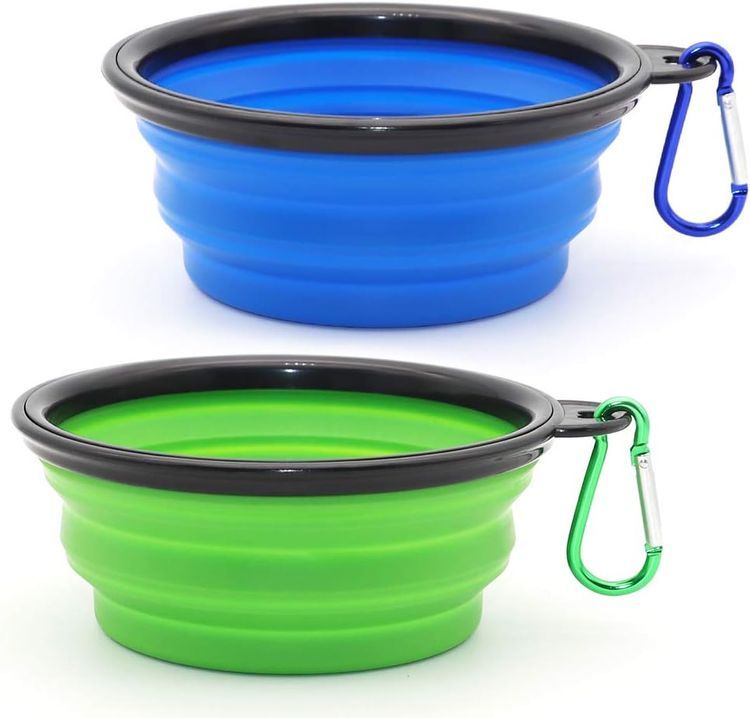 No. 2 - SLSON Collapsible Dog Bowl 2-Pack - 1