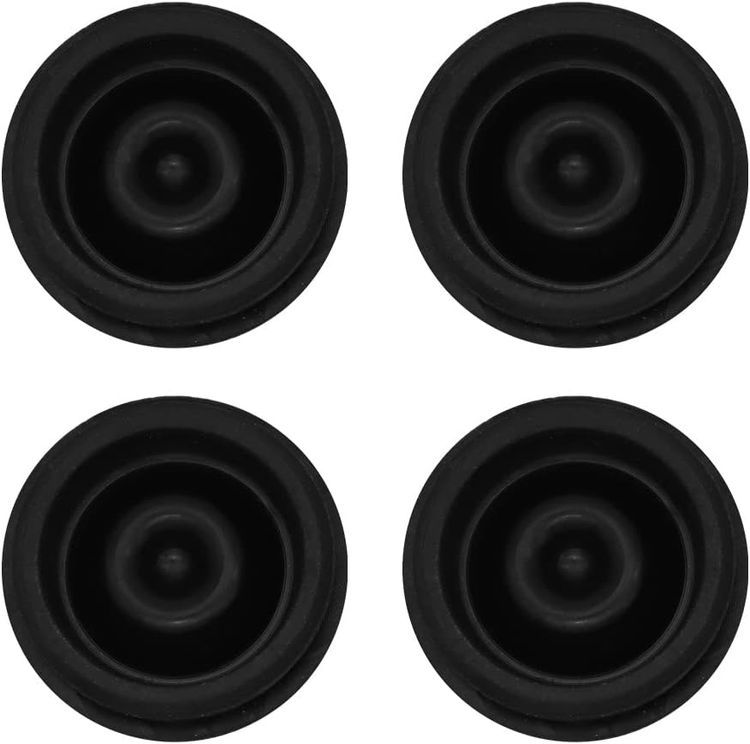 No. 3 - SUNCARACCL 4 Pack Trailer Hub Cap Rubber Plugs - 1