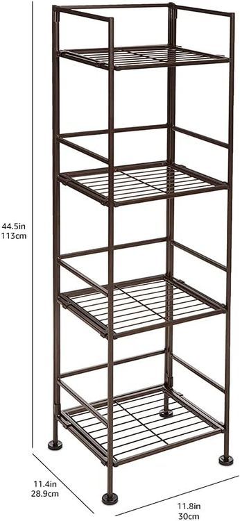 No. 6 - Amazon Basics 4-Tier Iron Tower Shelf - 5