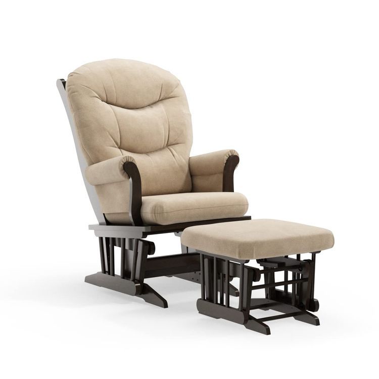 No. 3 - Sleigh Glider and Ottoman Combo - 1