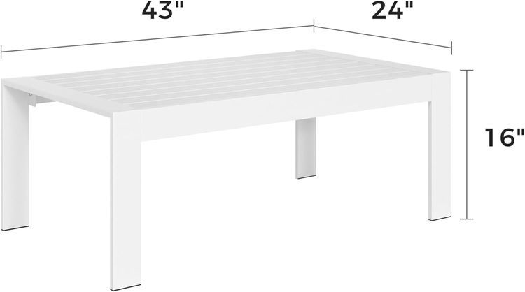 No. 9 - Solaste Patio Coffee Table - 3