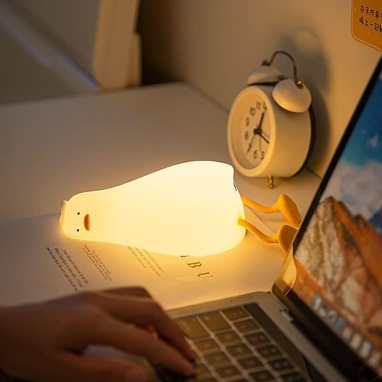 No. 7 - HAPPYBAG LED Lying Flat Duck Night Light - 4