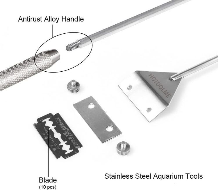 No. 8 - HOTOOLME Aquarium Algae Scraper - 4