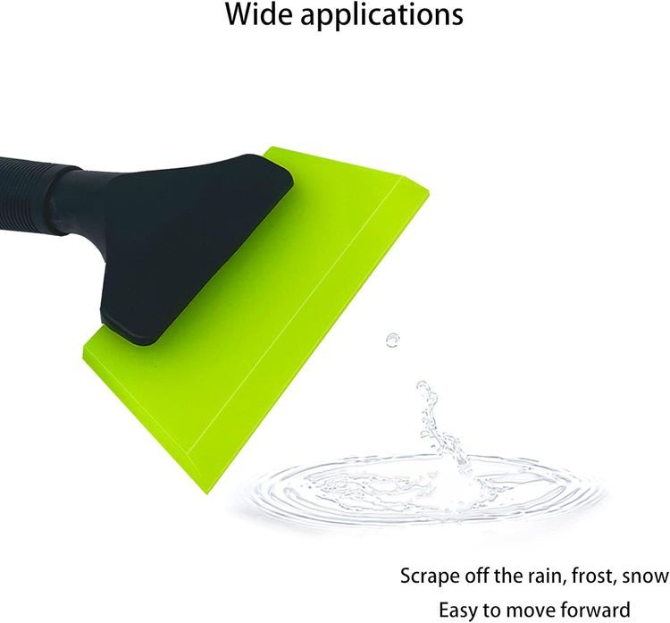 No. 10 - ZUFECY Green Silicone Rubber Blade Car Window Squeegee - 4