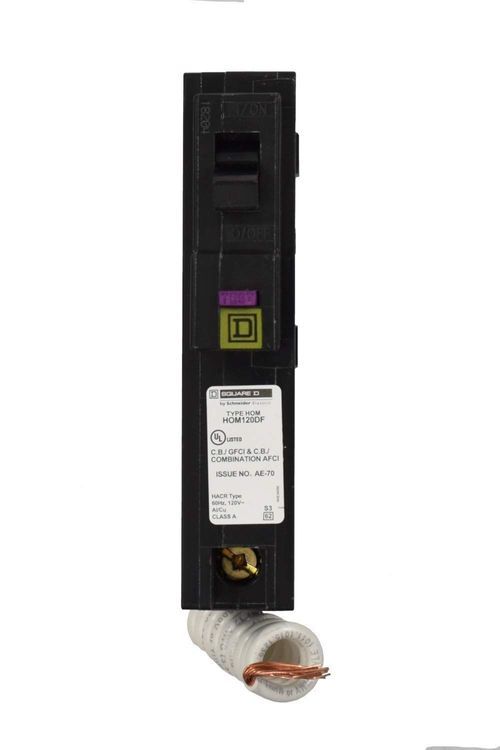 No. 5 - Square D by Schneider Electric Home line 20 Amp 1-pole Dual Function Circuit Breaker - 1