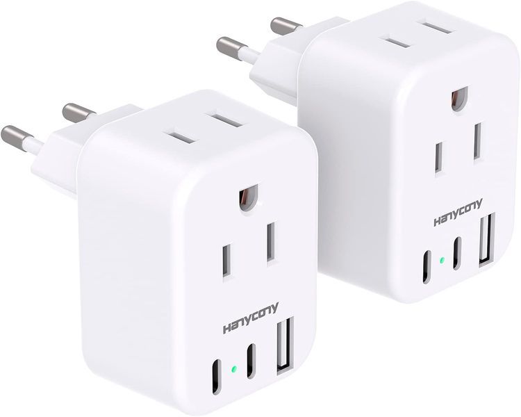 No. 6 - European Travel Plug Adapter - 1