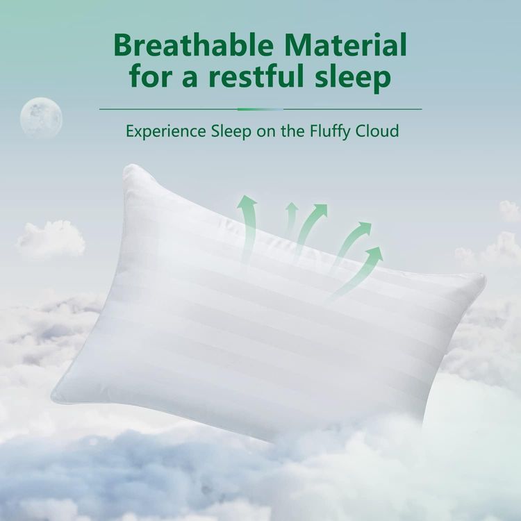 No. 1 - COZSINOOR Hotel Grade Queen Size Cooling Bed Pillows - 3