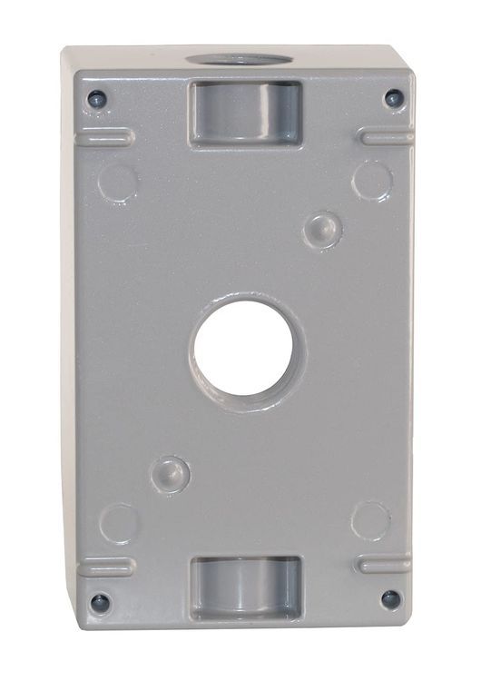 No. 8 - Sigma Engineered Solutions 1/2-Inch 3 Hole 1-Gang Box - 2