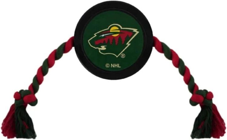 No. 4 - Pets First Hockey Puck Dog Toy - 1