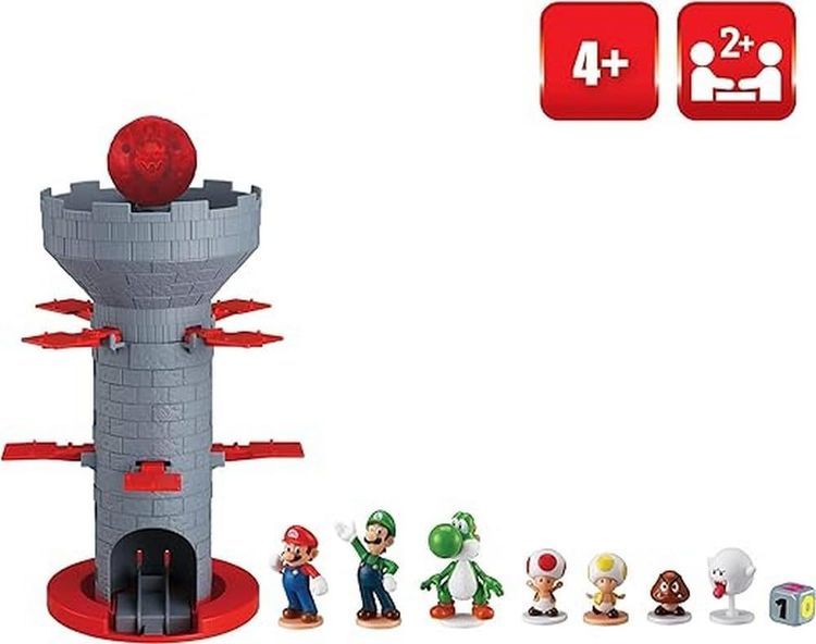 No. 6 - Super Mario Tabletop Blow Up! Shaky Tower Balancing Game - 4