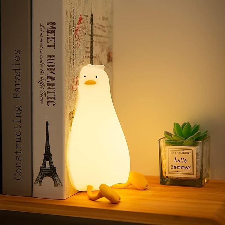 No. 7 - HAPPYBAG LED Lying Flat Duck Night Light - 3