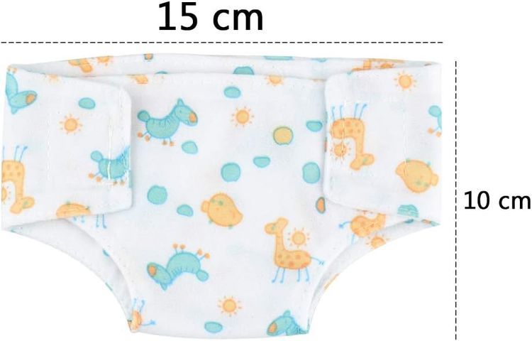 No. 9 - SOTOGO 10 Pieces Doll Diapers - 2