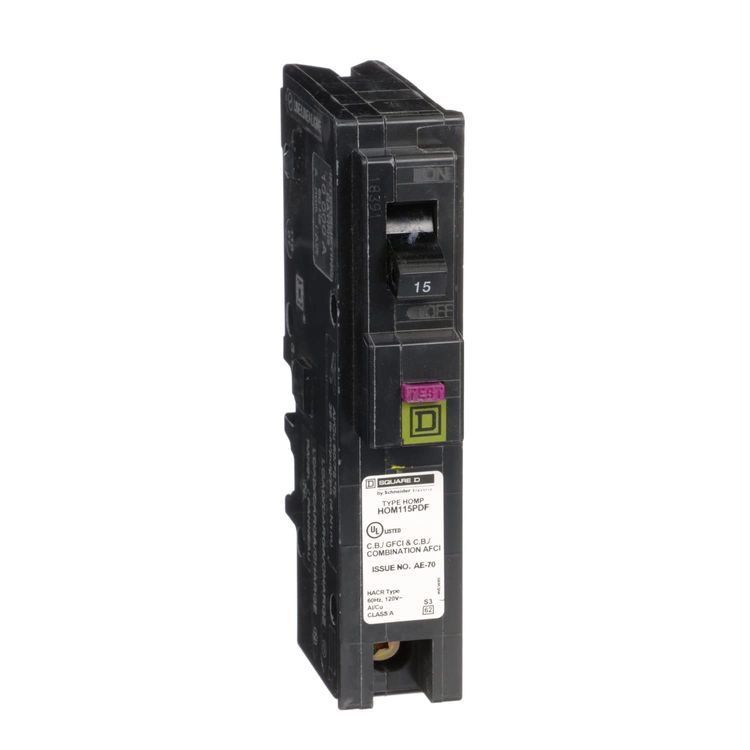 No. 3 - Square D Homeline Dual Function Circuit Breaker - 1