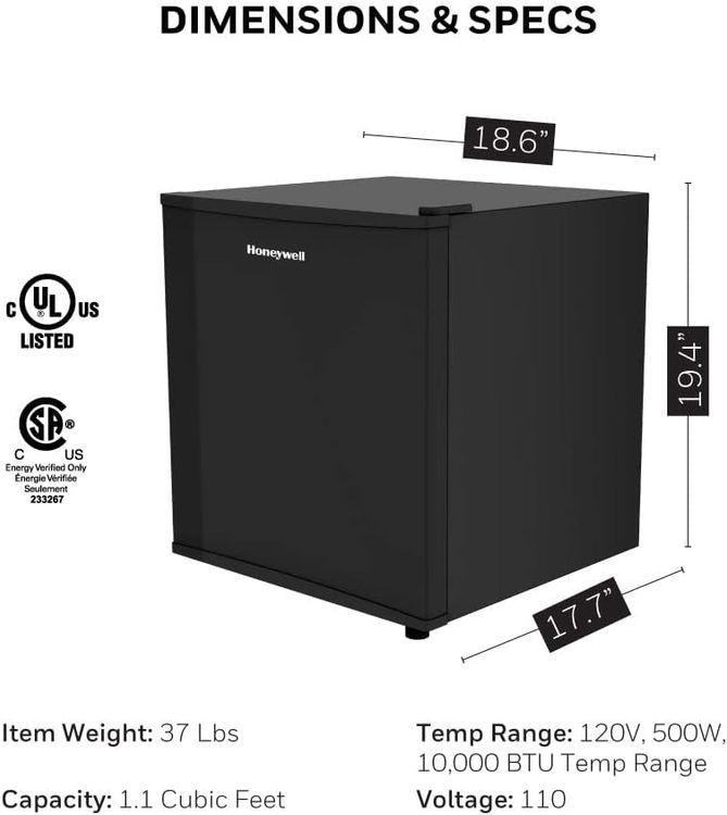 No. 9 - Honeywell Mini Compact Freezer Countertop - 3