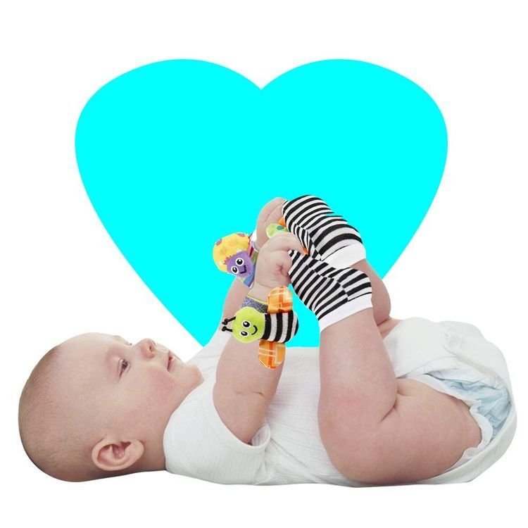 No. 4 - Bigib Baby Rattles & Plush Rings - 2