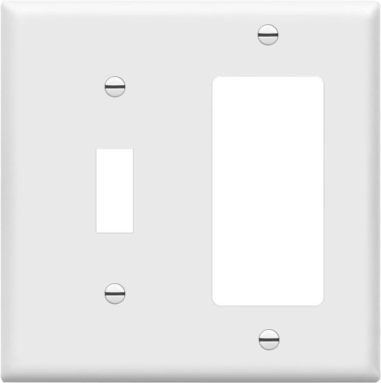 No. 6 - Enerlites Decorator/Toggle Switch Wall Plate - 1