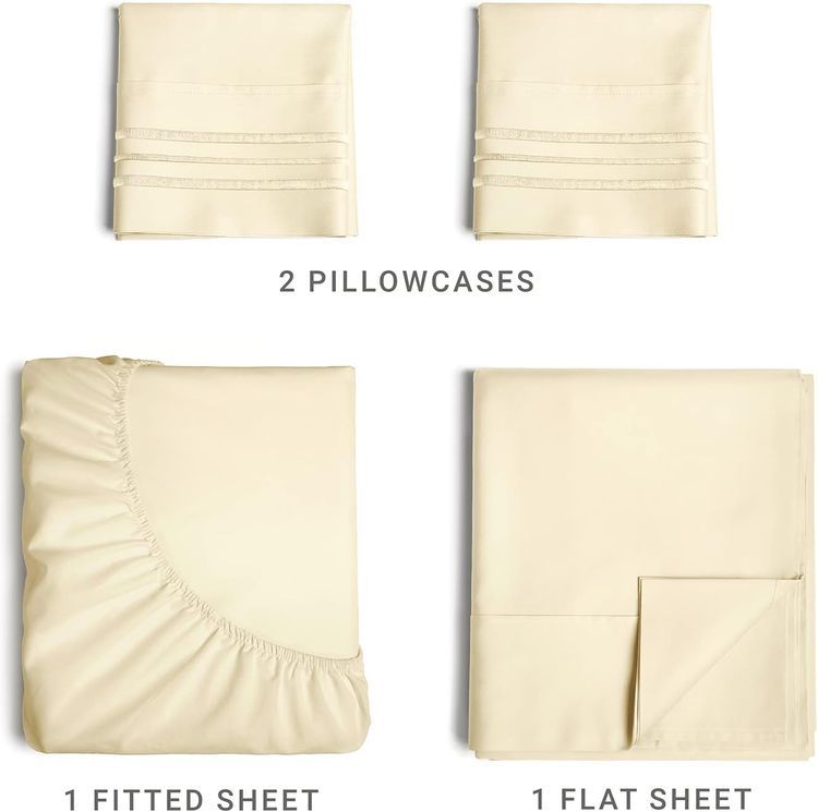 No. 1 - Queen Size 4 Piece Sheet Set - 2